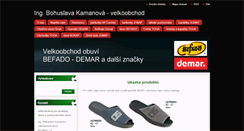 Desktop Screenshot of kamanova.cz